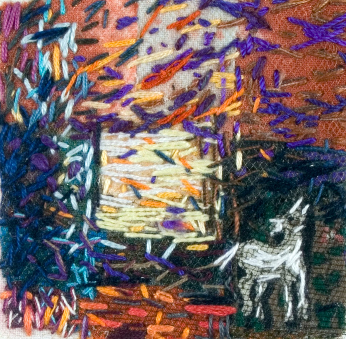 small emboideries, 7 x 7 cm