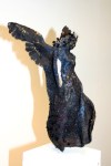 Shadow, embroidered figure
